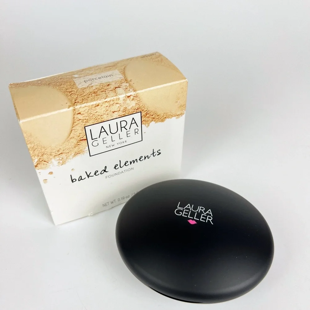 Laura Geller Baked Elements Foundation PORCELAIN .19 oz/5.5g Full Size RARE